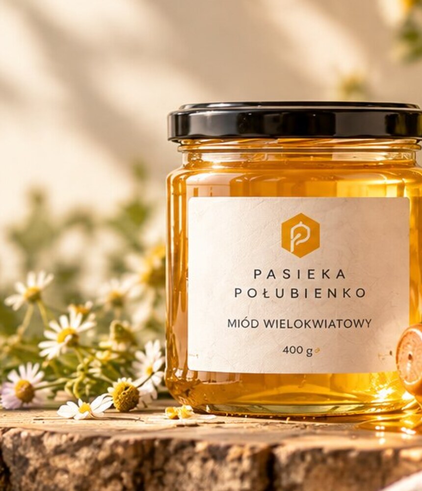 Miód wielokwiatowy — Pasieka Połubienko